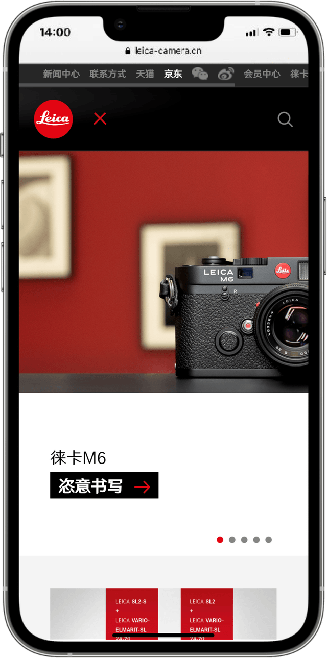 IT Consultis Project Drupal website development in China for Leica mobile mockup