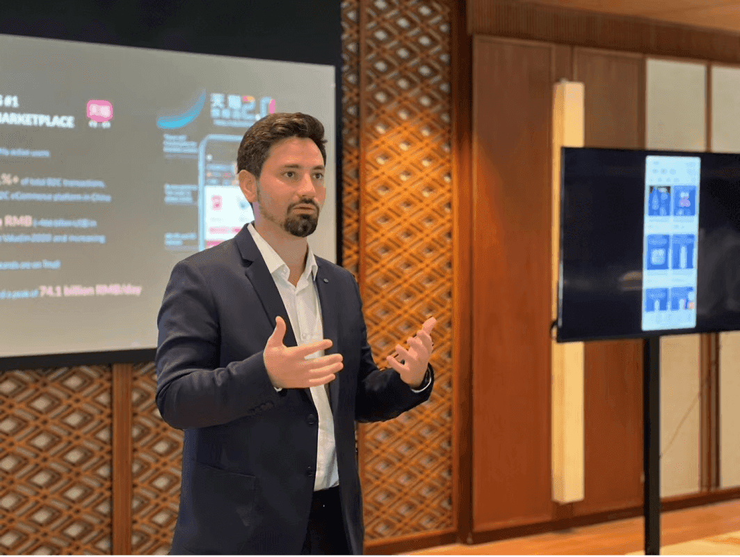 Aurelien Rigart, Managing Director & Co-Founder of ITC, leading an educational workshop on how global brands should approach the Chinese market
