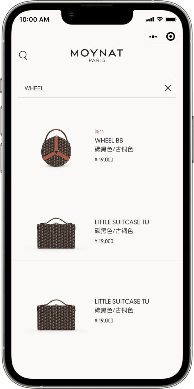 IT Consultis created a Mini Program for Moynat with Magento