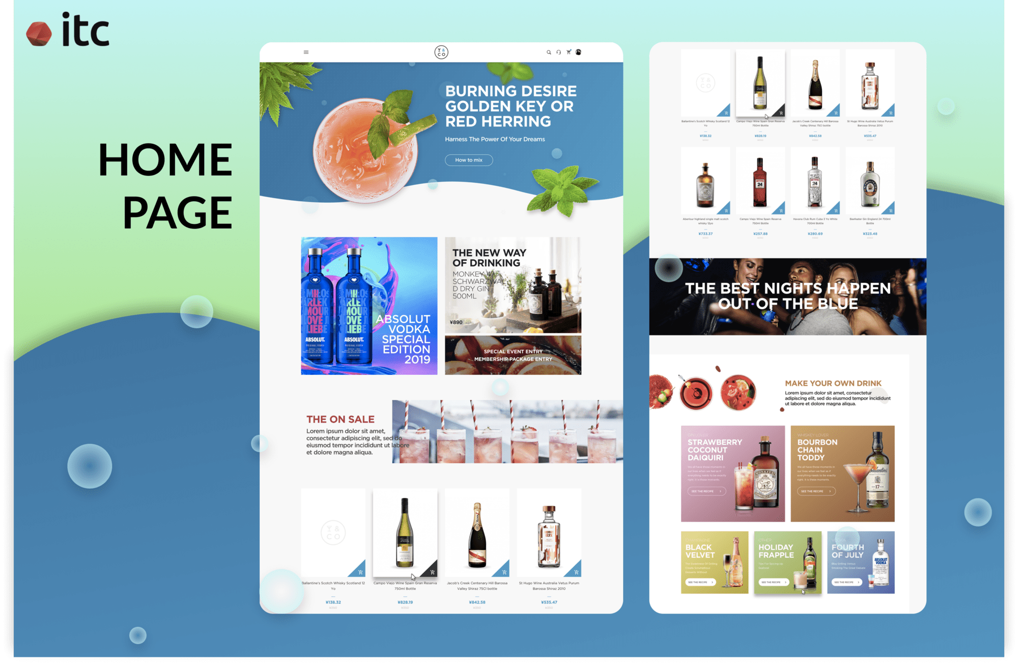Pernod Ricard China Drinks&Co website Homepage