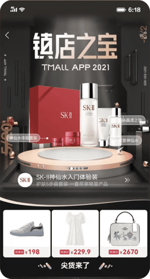 Tmall application in 2021, which is the largest retail eCommerce platform