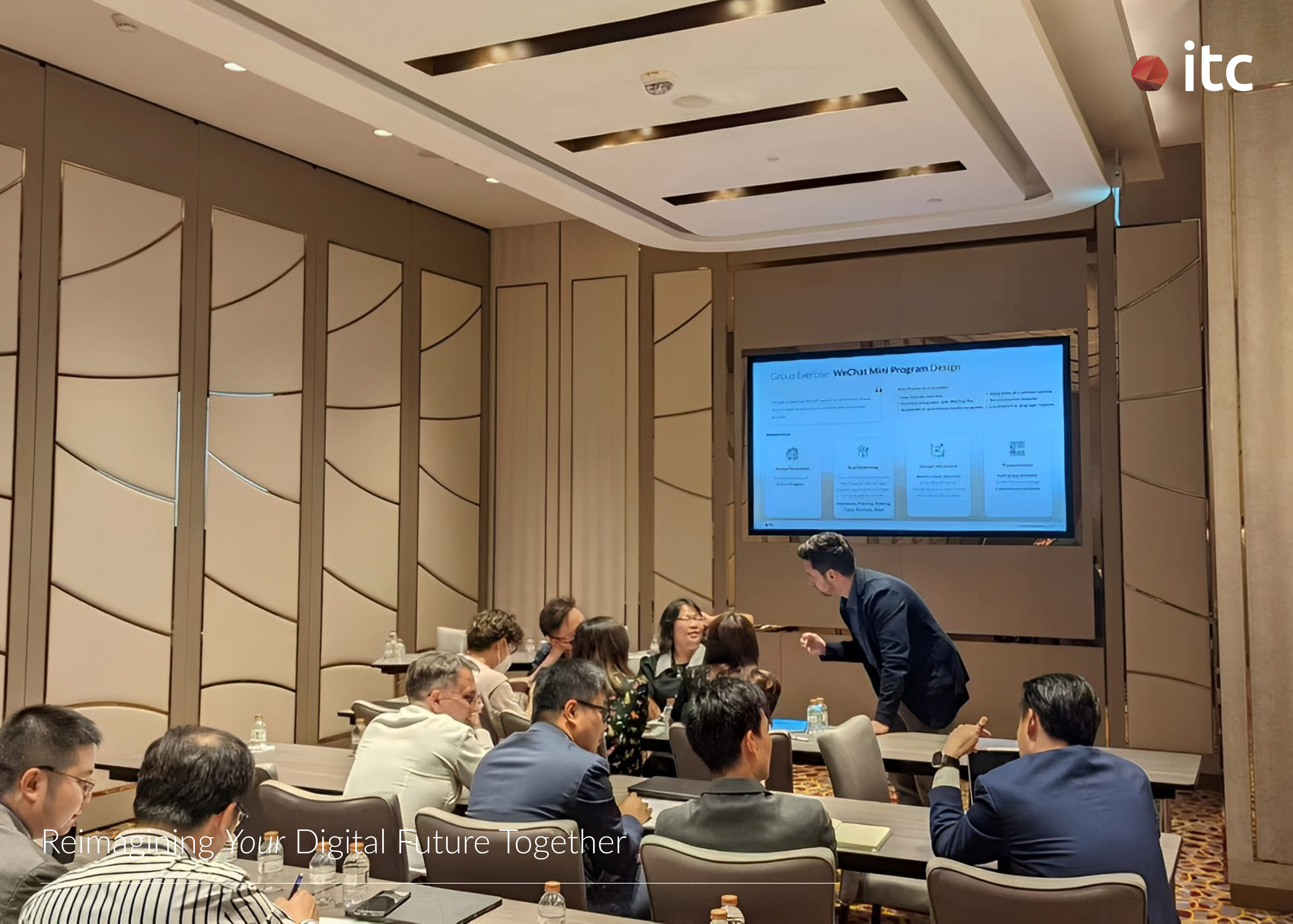 Interactive session during the workshop in Galaxy Macau meeting room