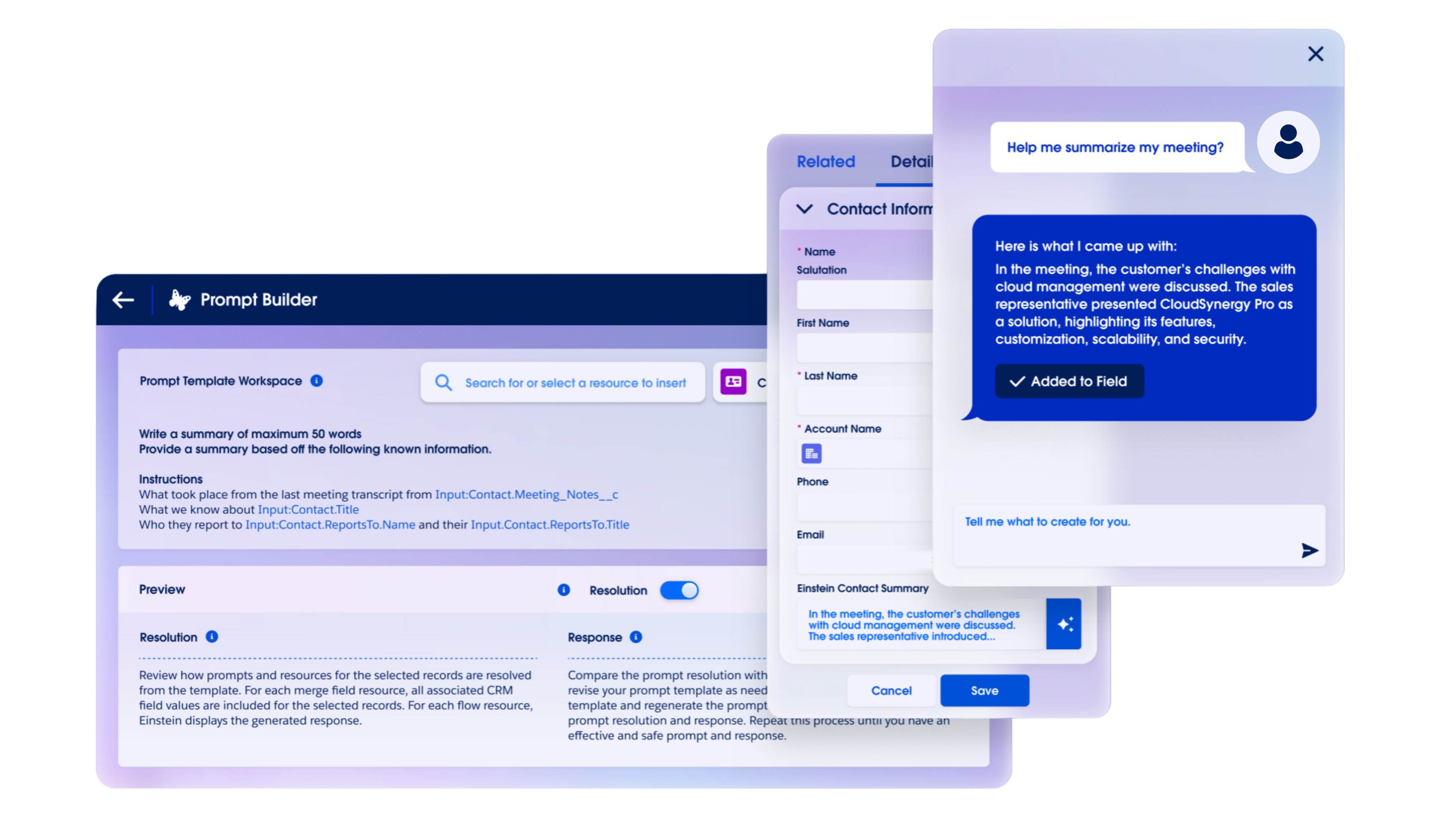 AI features on Salesforce on Alibaba Cloud for China CRM