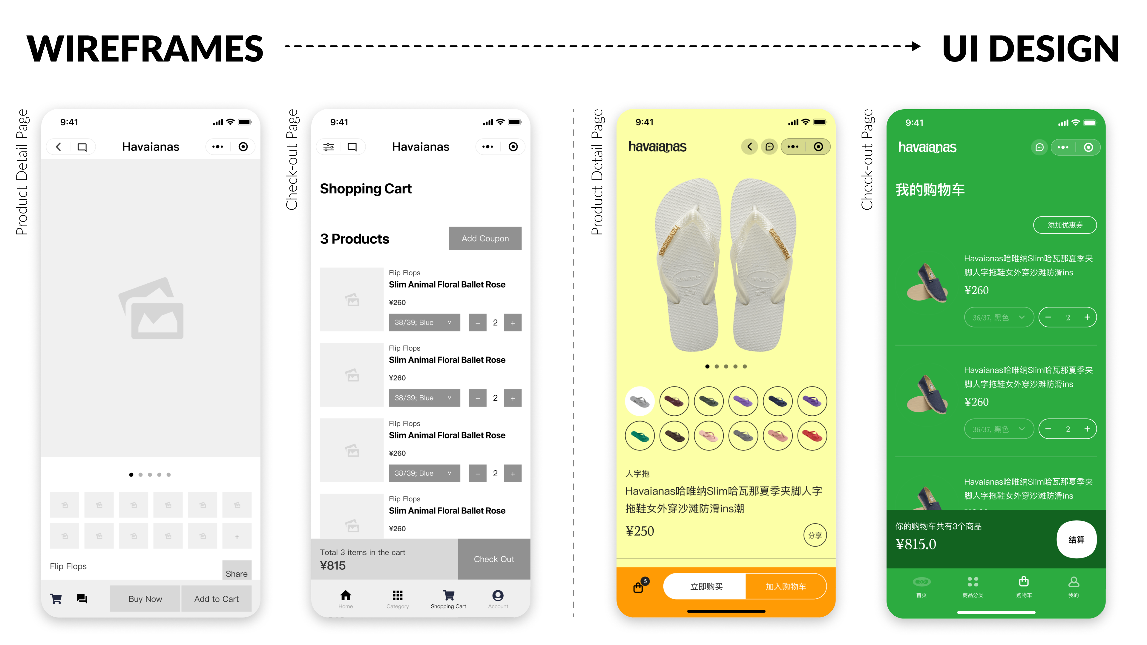 ITC creates wireframes, high fidelity UI designs, and visual systems for websites, WeChat Mini Programs, WeCom Mini Programs, and apps.